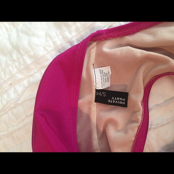 Private Party One Piece Swim Suit Size S/M - Picture 3 of 5